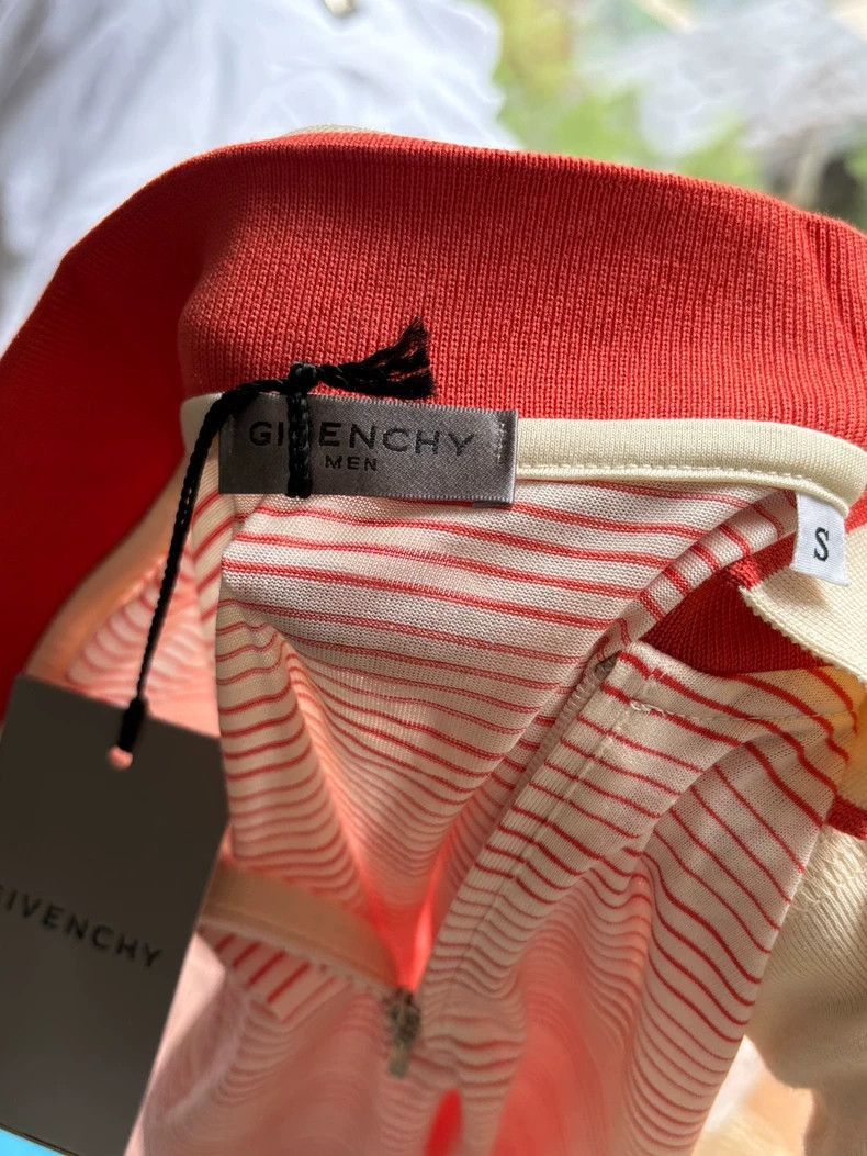 Givenchy Givenchy Givenchy Cotton Striped Short Sleeve Polo -2507 Size US S / EU 44-46 / 1 - 6 Thumbnail