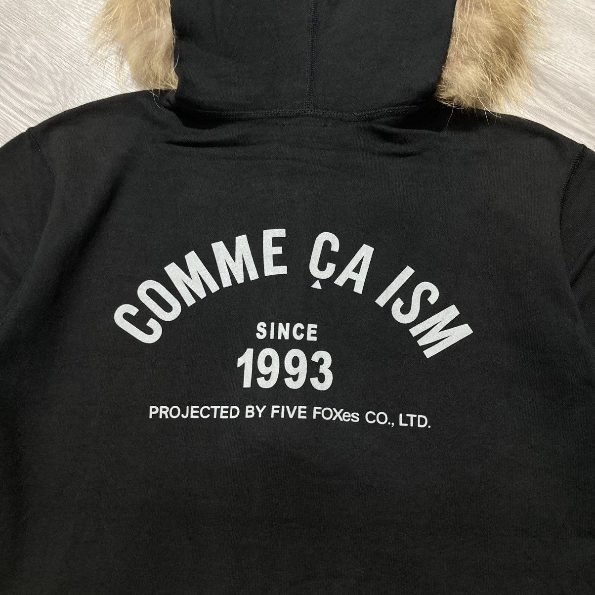 20471120 2000s Comme Ca Ism Short Slevee Fur Ziphoodie Punk Style Size US S / EU 44-46 / 1 - 10 Thumbnail