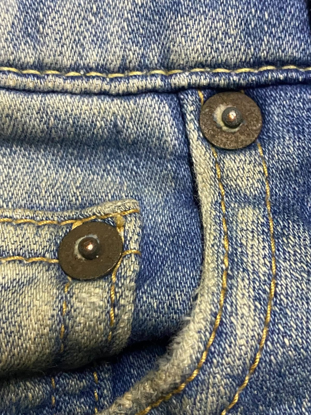 Japanese Brand Rare vintage RH Jeans navy & white denim straight leg jeans Size US 33 - 10 Thumbnail