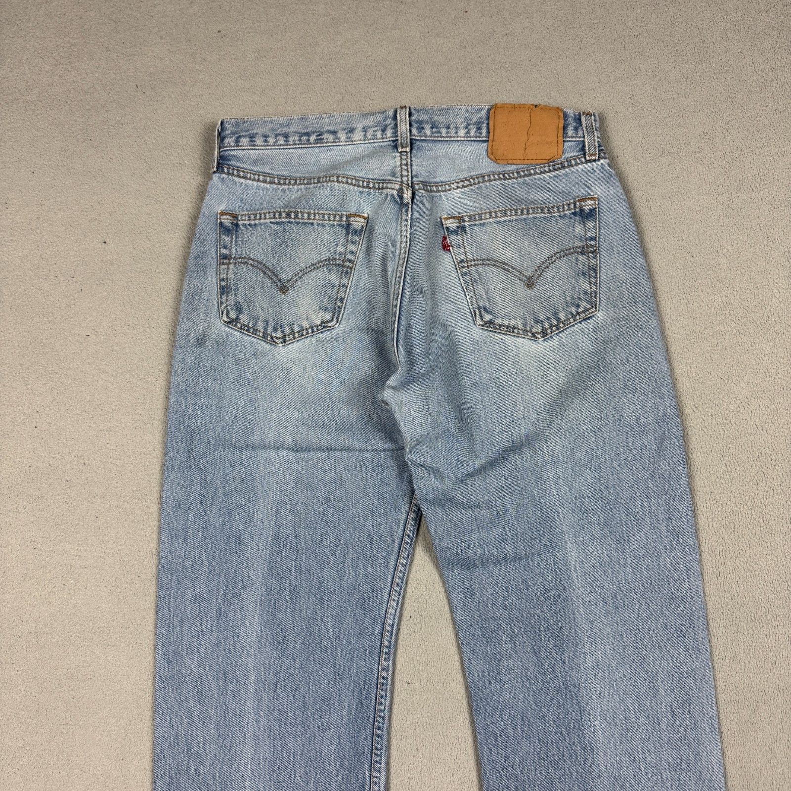 Levi's VTG Levi's 501 W34 L34 Light Wash Blue Denim Grunge Size US 34 / EU 50 - 7 Thumbnail