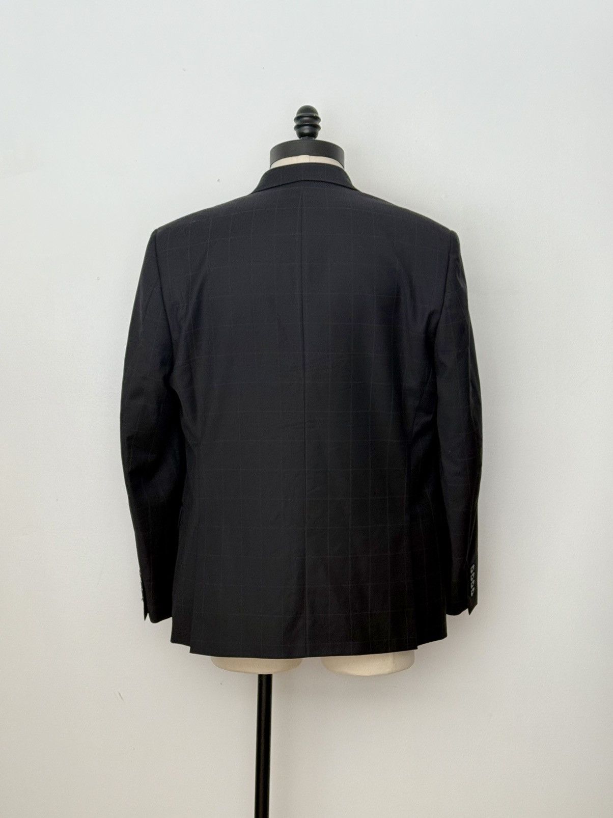 Calvin Klein Calvin Klein Black window pane Sport Coat with Modern Fit Size 42R - 5 Thumbnail