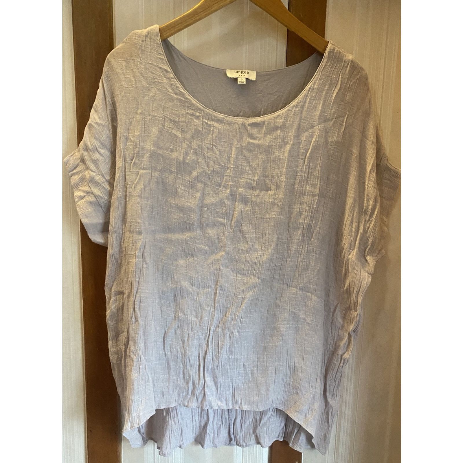 Other Umgee Lined Top Women’s Shirt Small Tan Size S / US 4 / IT 40 - 1 Thumbnail