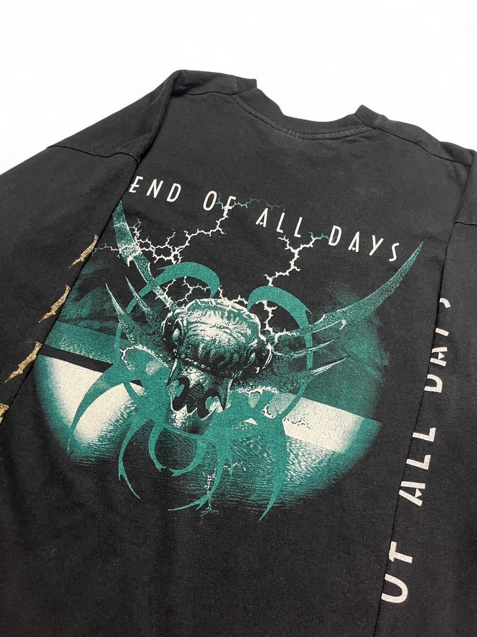 Band Tees 1990s screen stars rage end of all days long sleeve Size US XL / EU 56 / 4 - 4 Thumbnail