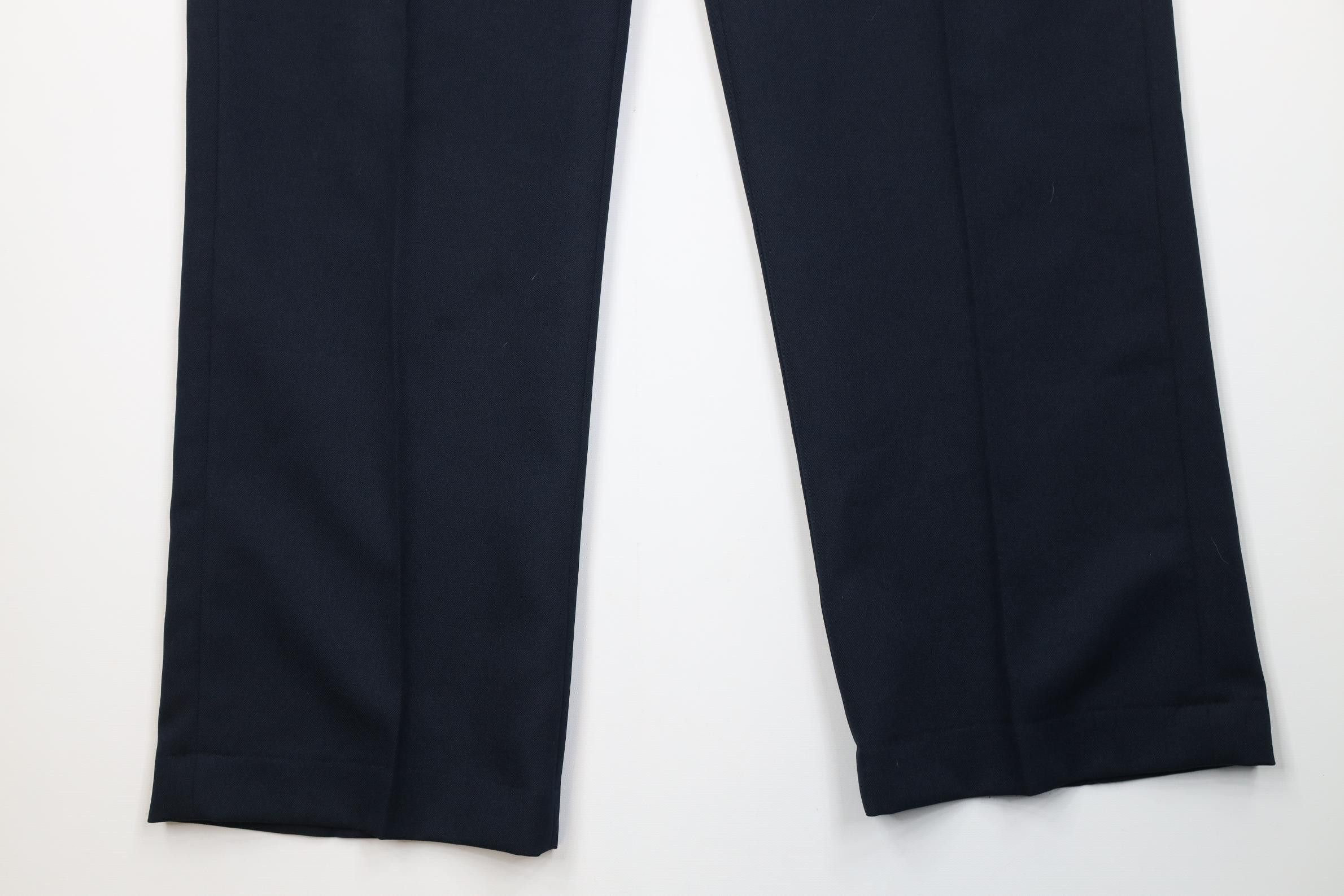 Vintage Vintage 70s Streetwear Flared Wide Leg Chino Pants Blue USA Size US 40 / EU 56 - 4 Thumbnail