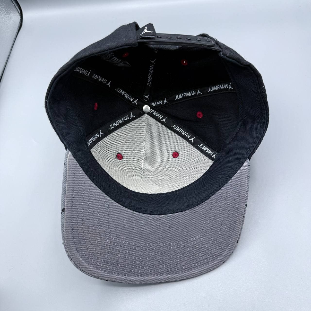 Jordan Brand Air Jordan Flight Hat Men Black Gray Jumpman Snap Back Cap Size ONE SIZE - 2 Thumbnail
