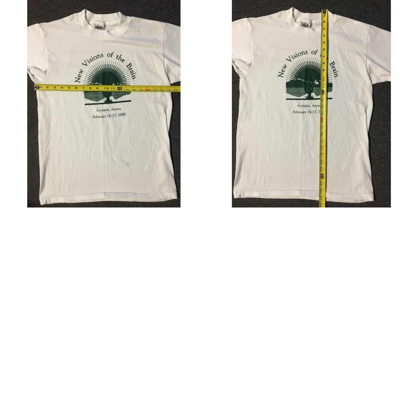 Vintage VINTAGE 90s New Visions Of The Brain Psychiatrist Shirt M USA Kindness Therapy Love Shirt Size US M / EU 48-50 / 2 - 8 Thumbnail
