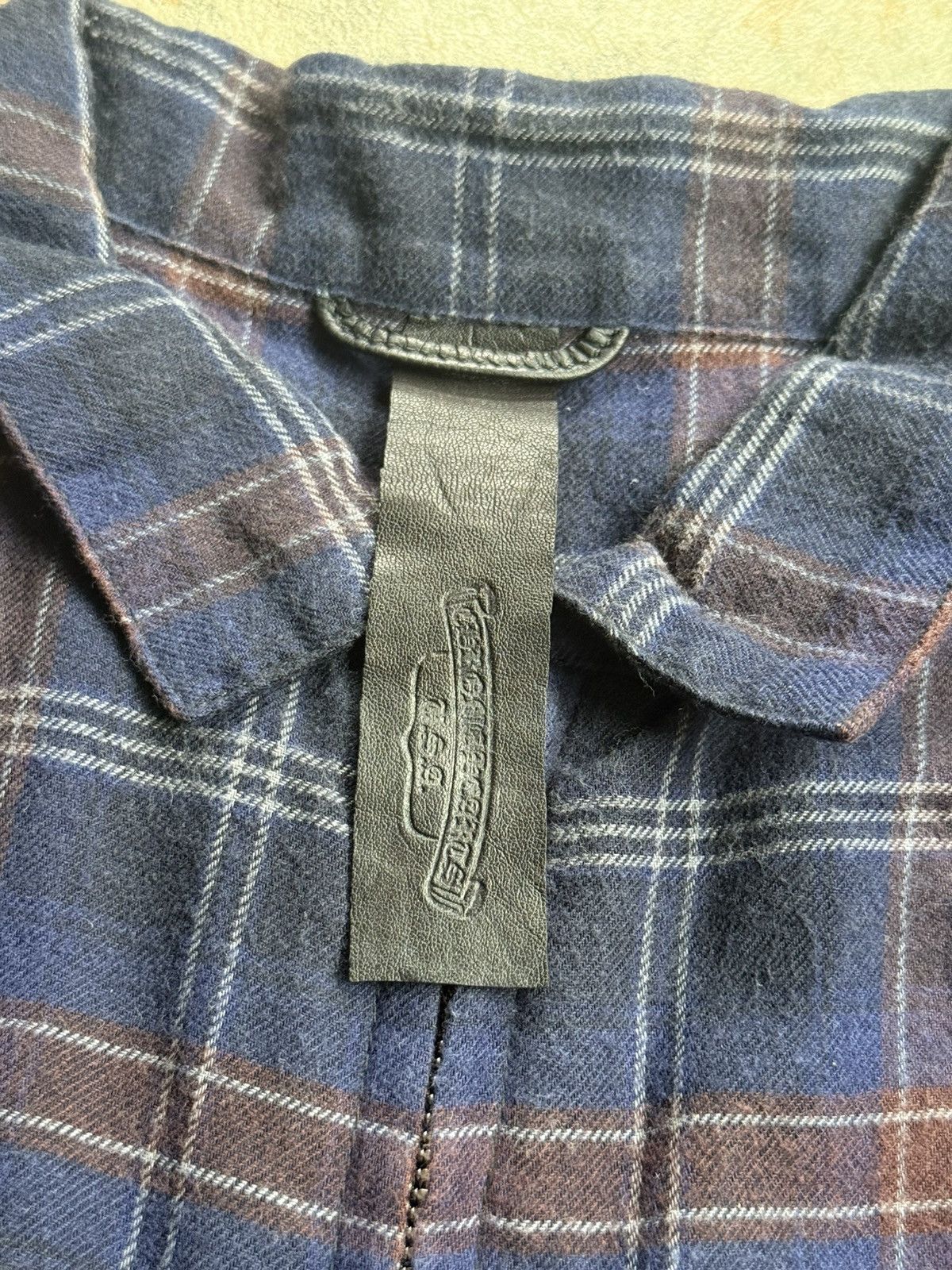 Chrome Hearts Heywood Dagger Double Zip Flannel Shirt Size US S / EU 44-46 / 1 - 4 Thumbnail