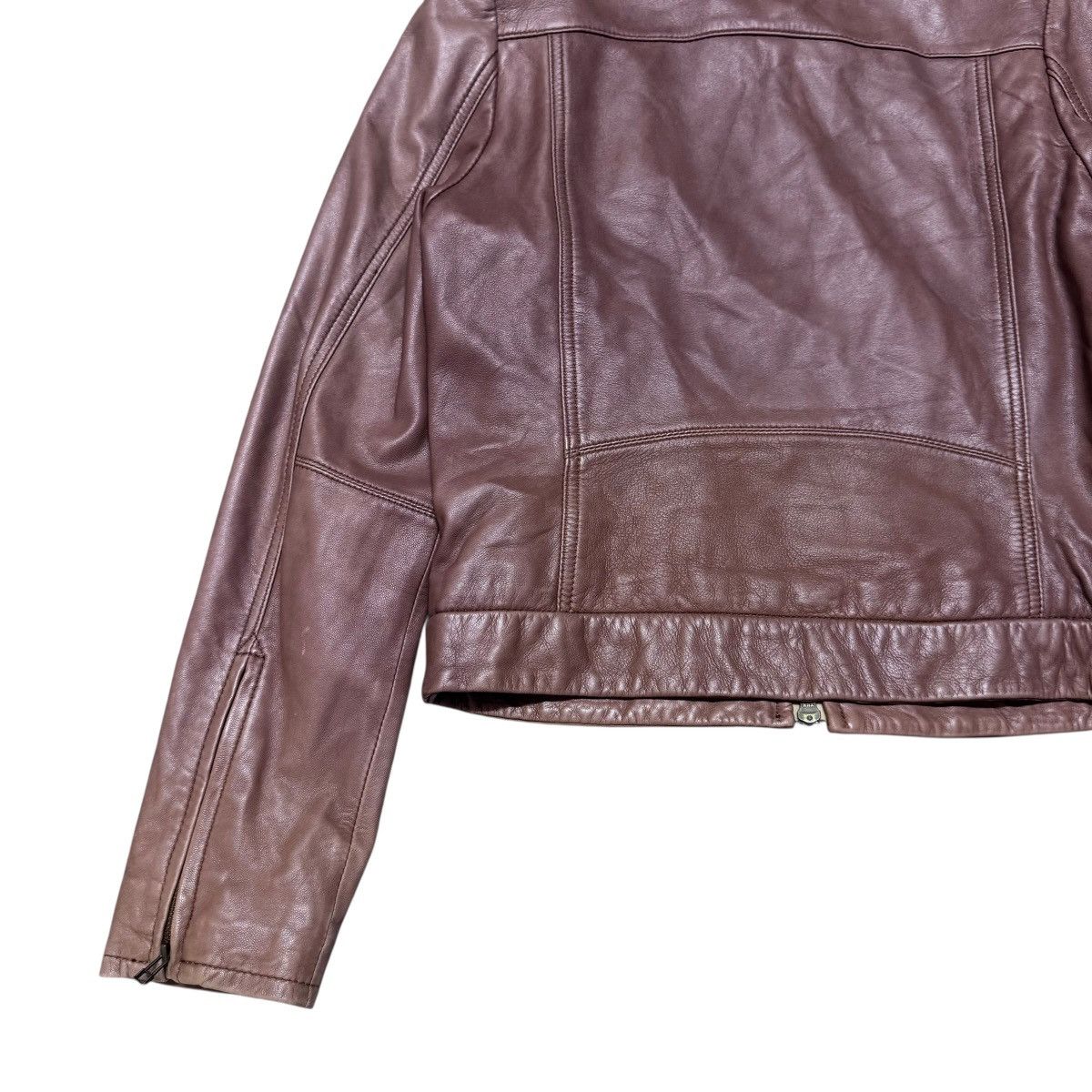 URBAN RESEARCH DOORS Urban Research Leather Moto Jacket Size XS / US 0-2 / IT 36-38 - 9 Thumbnail