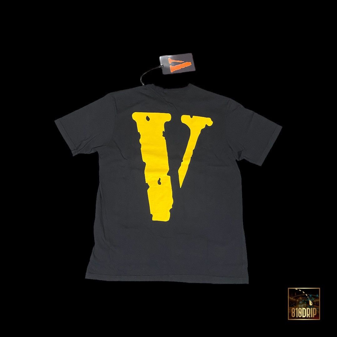 Vlone Vlone Yellow Staple Tee Black (L) Size US L / EU 52-54 / 3 - 2 Thumbnail