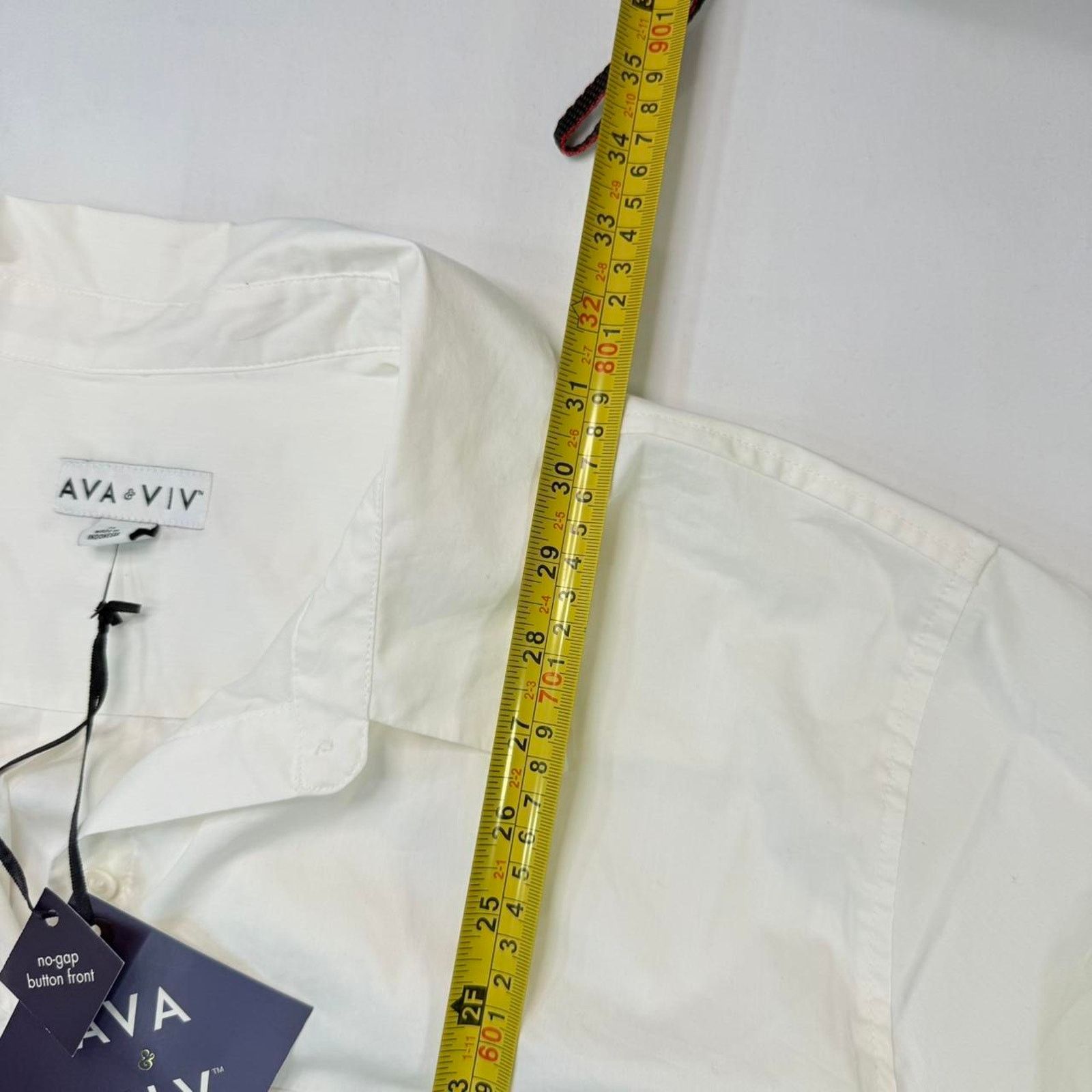 & Other Stories NWT Ava & Viv White button-down shirt with a relaxed fit Size XL / US 12-14 / IT 48-50 - 3 Thumbnail