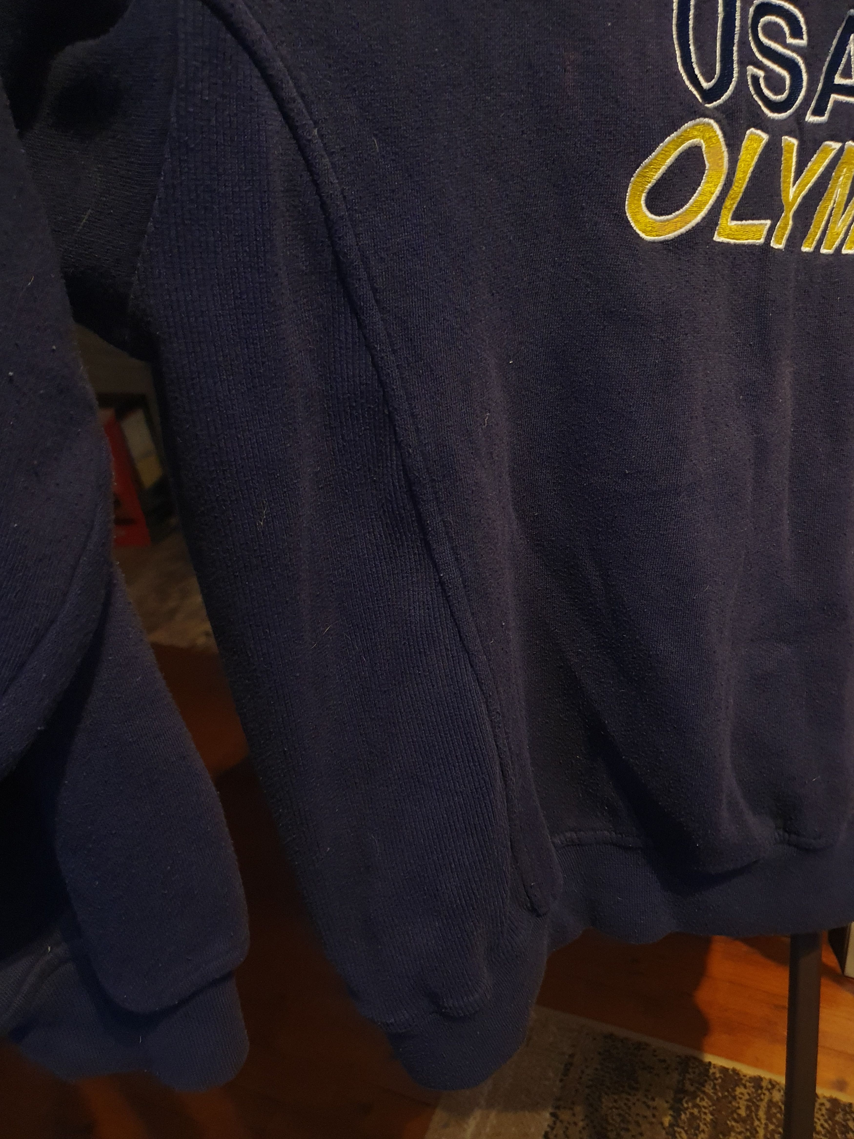 JCPenney × Vintage JCPenney USA Olympic Embroidered Spell Out Vtg Sweatshirt Size US L / EU 52-54 / 3 - 11 Thumbnail