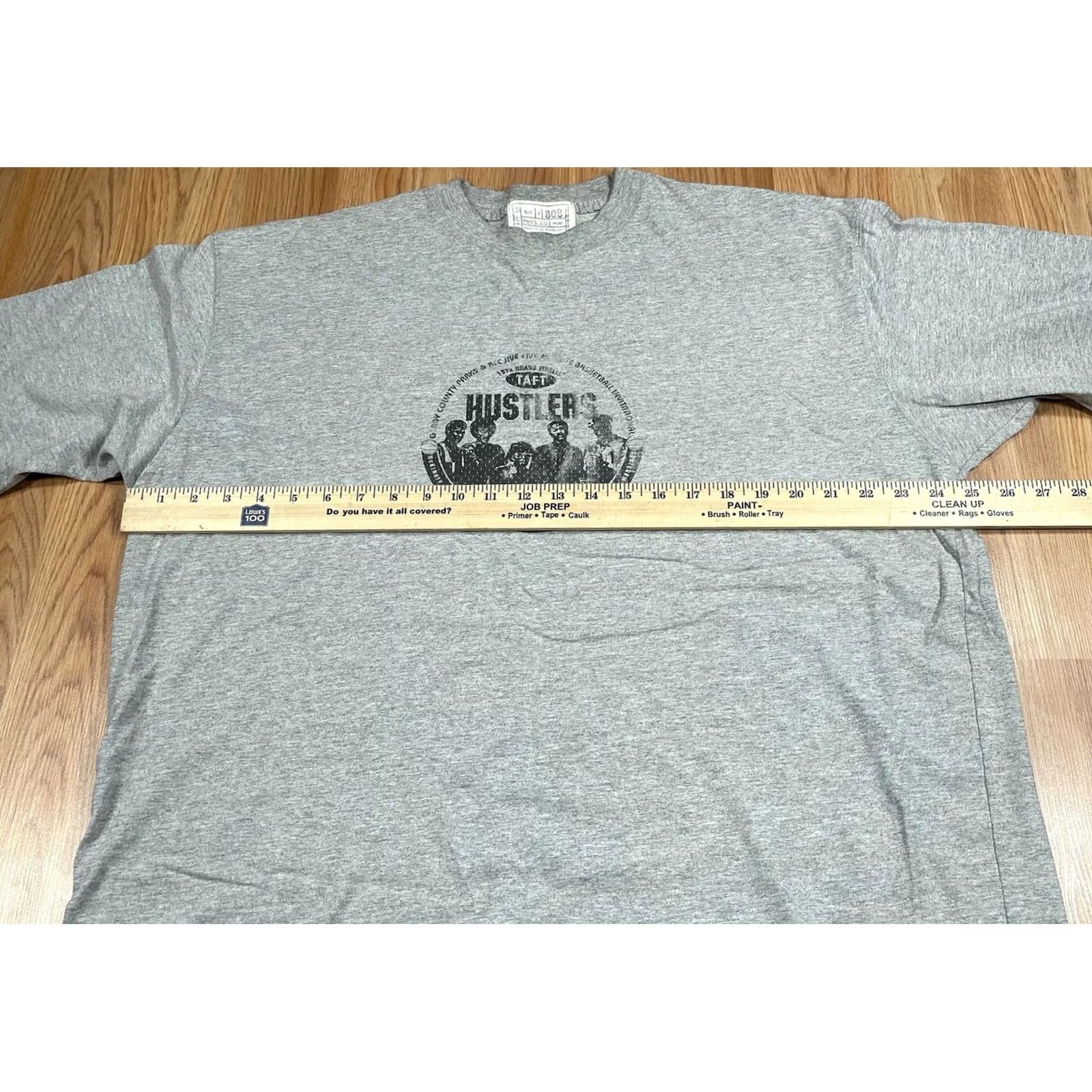 Vintage Unbranded CrewNeck Graphics T-Shirt Mens XL Extra Large 100% Cotton Made In USA Gray Short Sleeve Logo T-Shirt Mens XL Size US XL / EU 56 / 4 - 5 Thumbnail