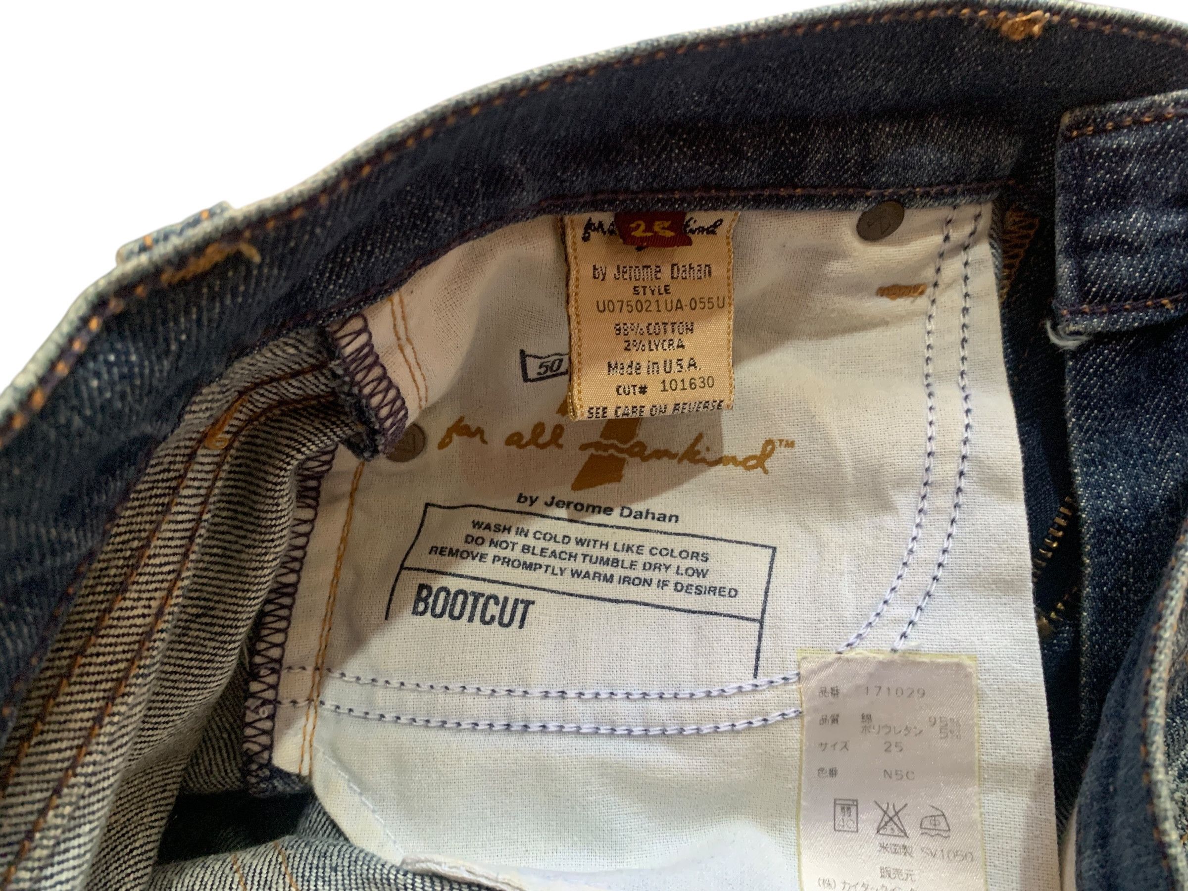 7 For All Mankind 7 for all Mankind Jeans Bootcut Jeans Size 25" / US 0 / IT 36 - 10 Thumbnail