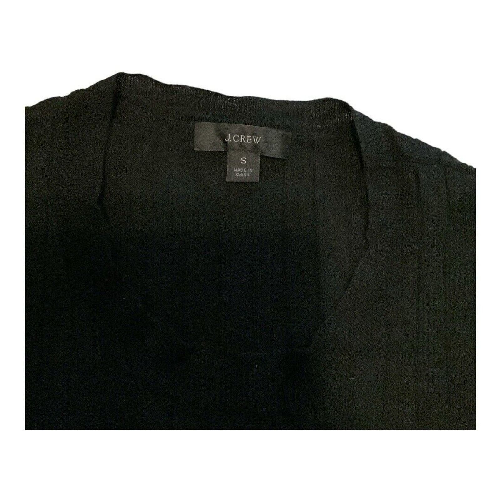 J.Crew J Crew Silk-blend cropped T-shirt Size S / US 4 / IT 40 - 6 Thumbnail