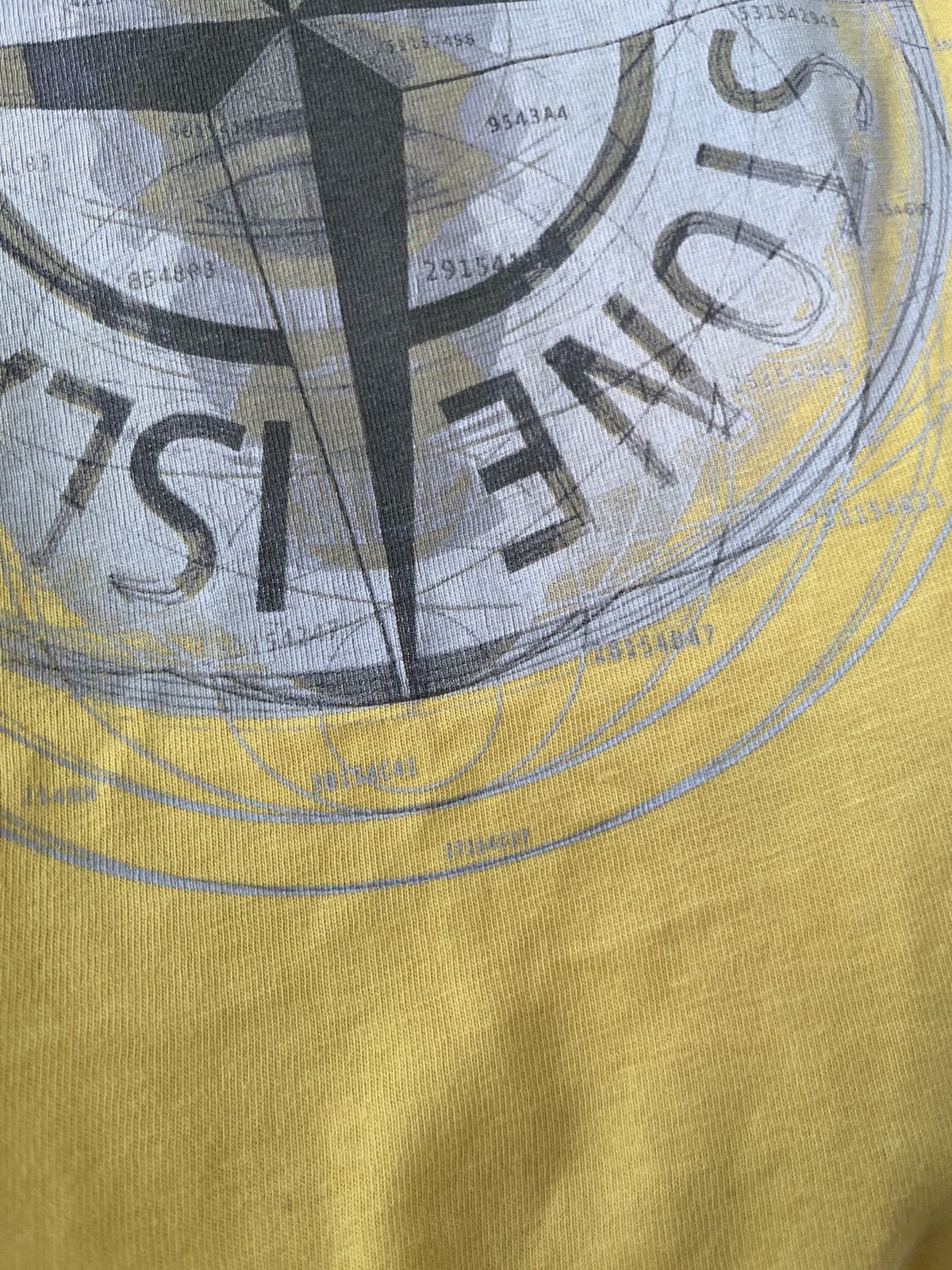 Stone Island Stone Island T shirt Yellow big logo Size US XL / EU 56 / 4 - 6 Thumbnail