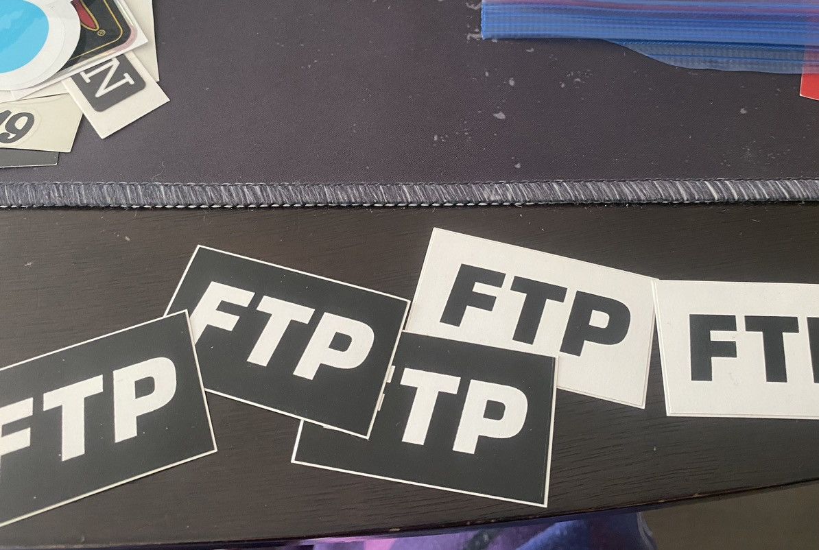 Fuck The Population FTP mini logo sticker Size ONE SIZE - 1 Preview