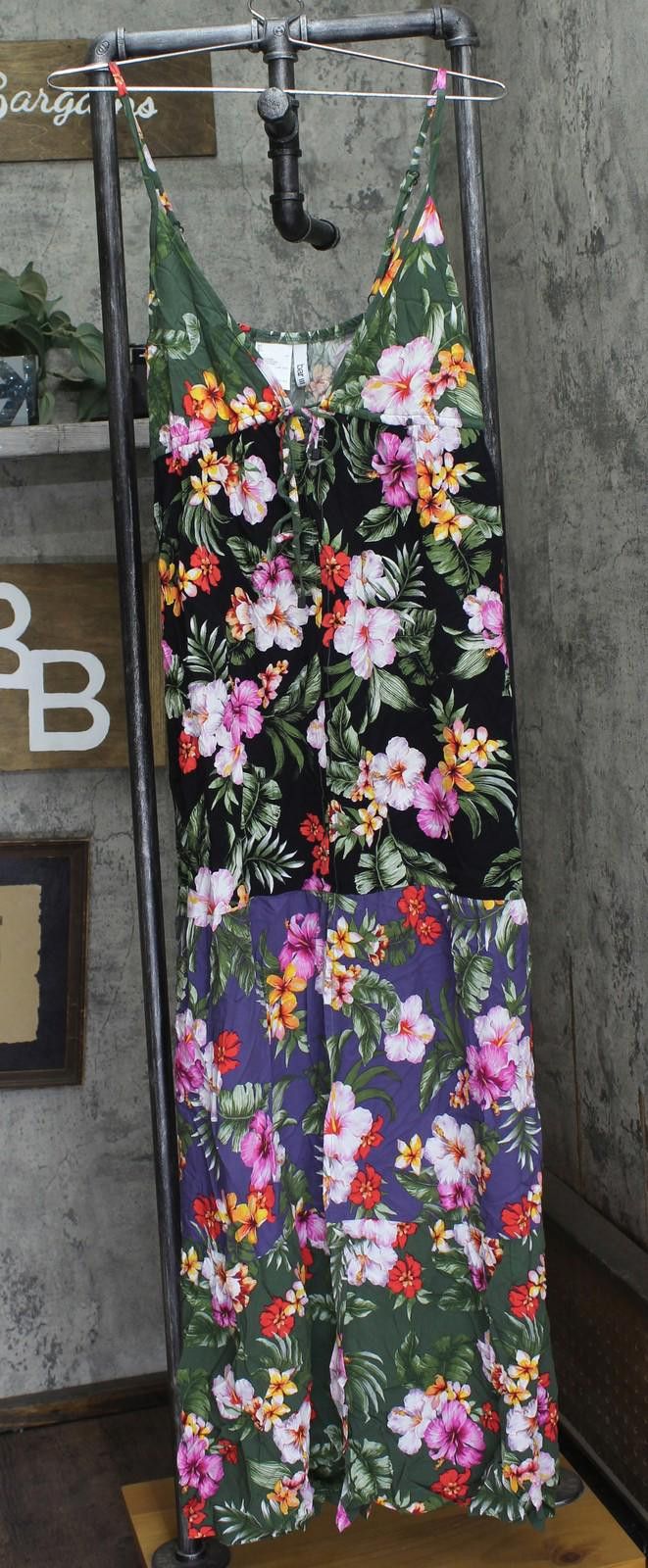 Bar III Nwt Bar Iii Tiered Cover Up Dress Mbth25834 Multi Black S Size ONE SIZE - 1 Thumbnail