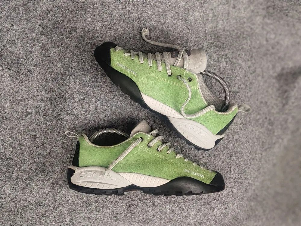 Vibram Scarpa Mojito Sneaker Green Lace Up Leather Walking Shoes Size US 6 / EU 39 - 1 Thumbnail