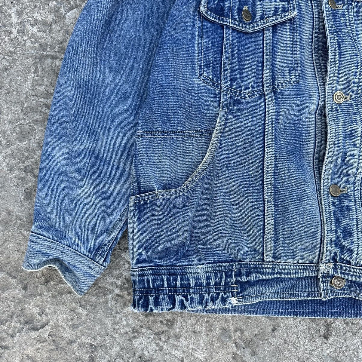 Wellensteyn Vintage Western Denim Jacket Wellness Y2K 80-90s Size US L / EU 52-54 / 3 - 5 Thumbnail