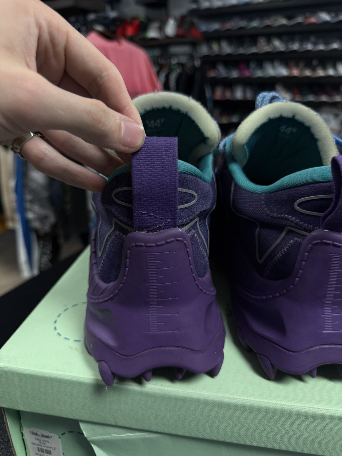 Off-White Off White ODYS 1000 Purple Blue $850 Retail 44EU/11US Size US 11 / EU 44 - 12 Thumbnail