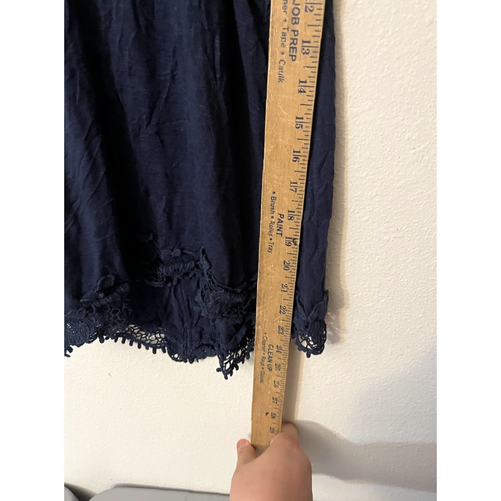 Aeropostale AEROPOSTALE Basic Tank Top Size Small Navy Blue Teens Womens Size S / US 4 / IT 40 - 4 Thumbnail