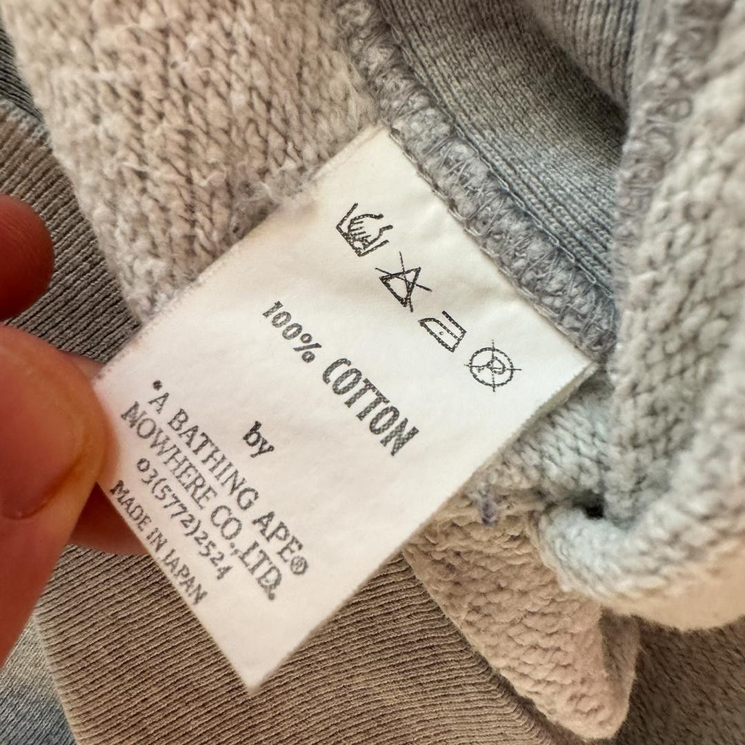 Bape BAPE Grey 1/4 Zip Button Up Sweater (S) Size US S / EU 44-46 / 1 - 3 Thumbnail