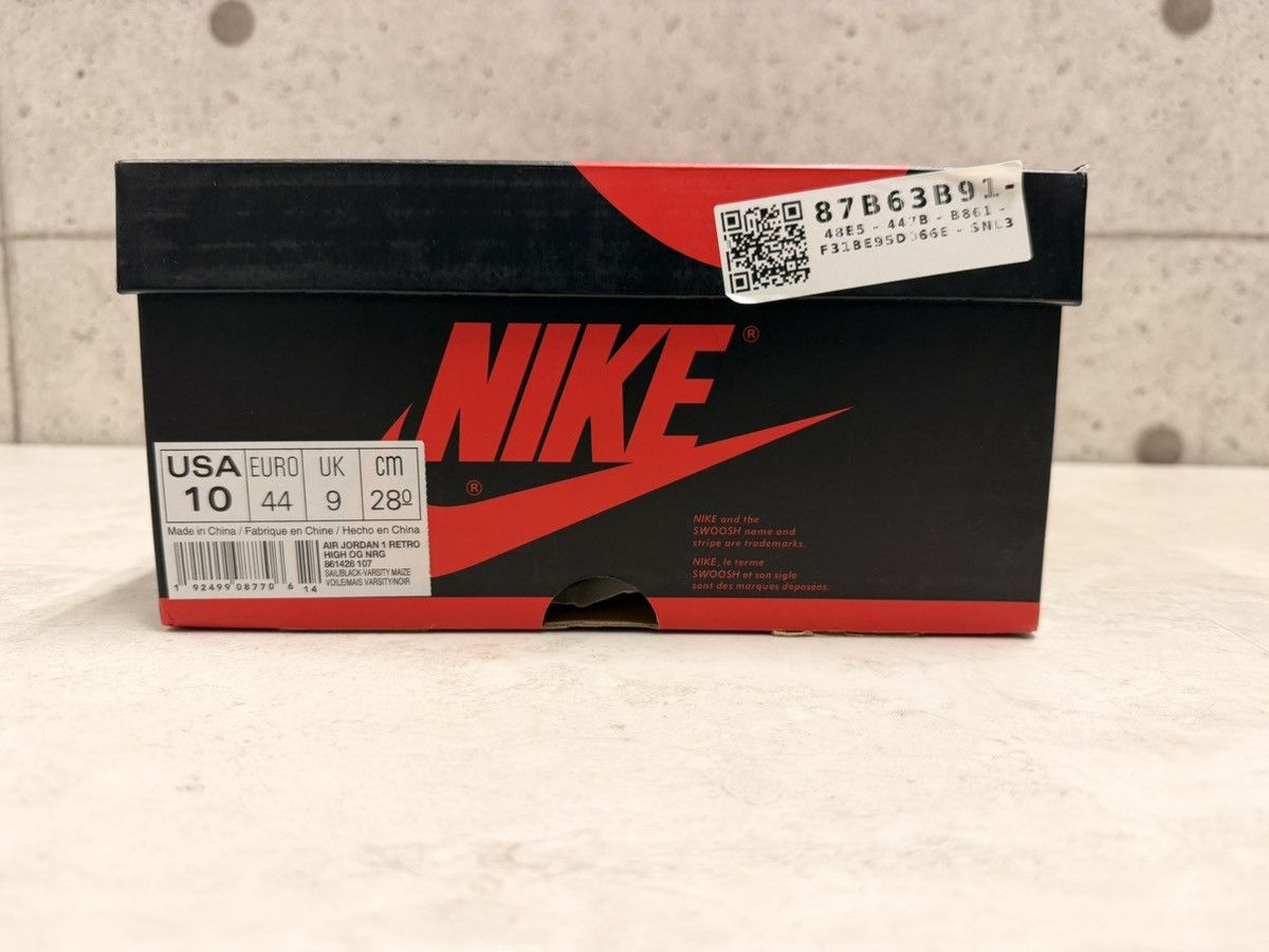 Nike Nike / Air Jordan 1 Retro High Not For Resale Varsity Maize Size US 10 / EU 43 - 8 Thumbnail
