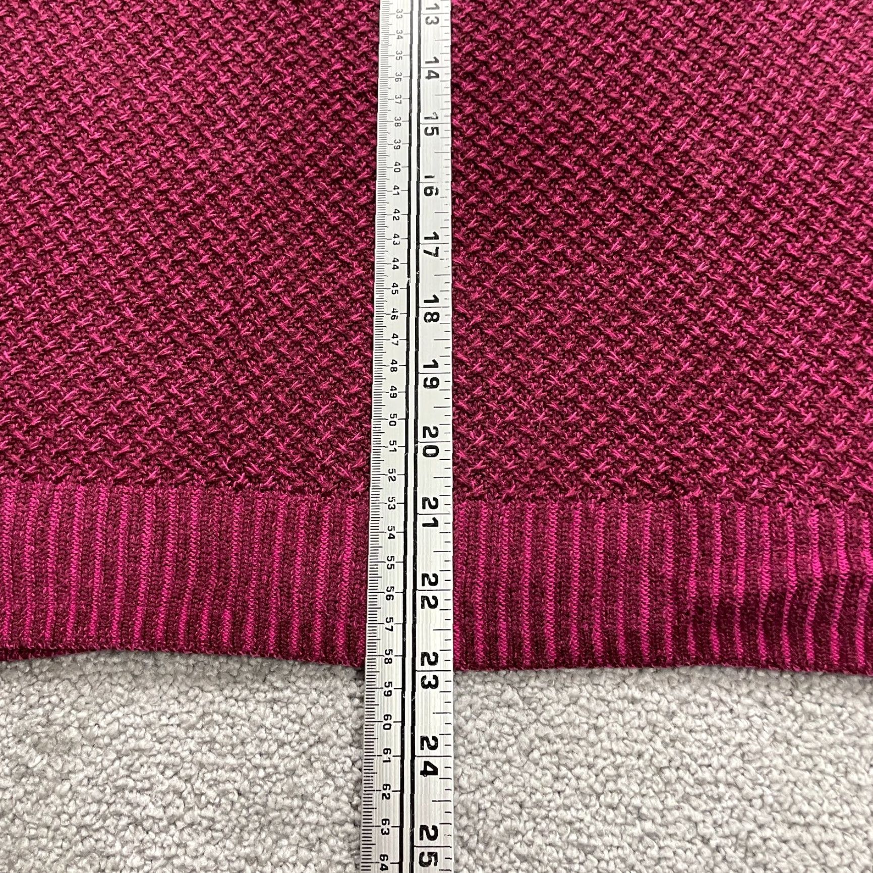 Faded Glory Faded Glory Sweater Womens Medium Pink Pullover Raglan Long Sleeve Cotton Acrylic Classic Size M / US 6-8 / IT 42-44 - 7 Thumbnail