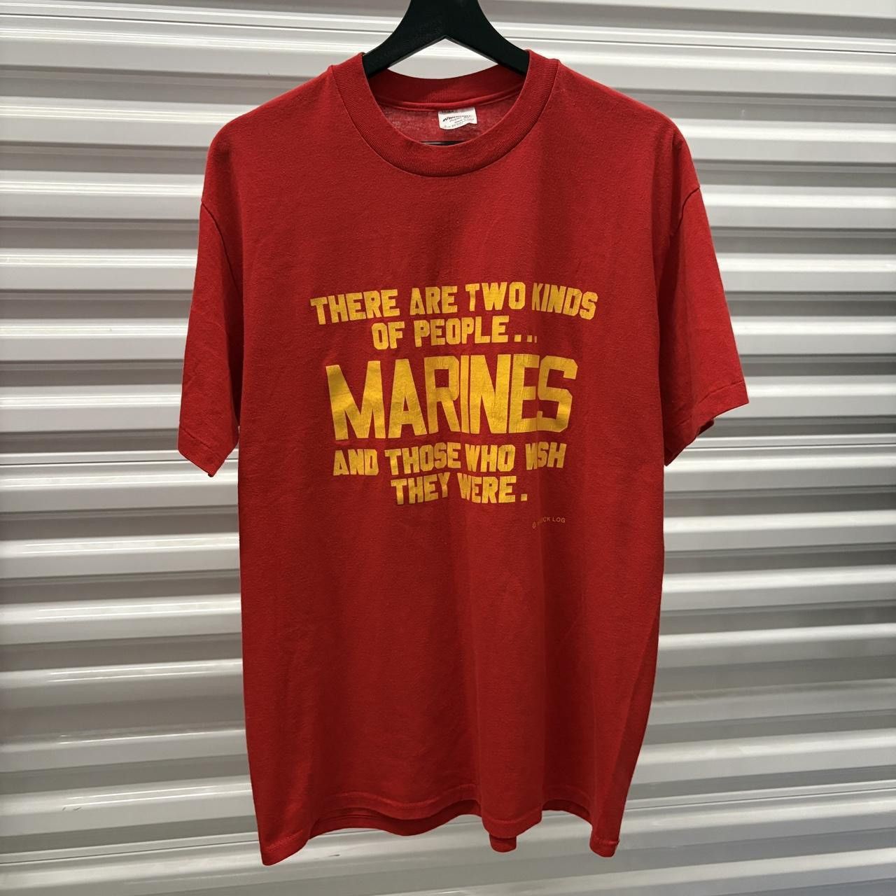 Other Vintage Marines Single Stitch Red Tee Size US XL / EU 56 / 4 - 2 Thumbnail