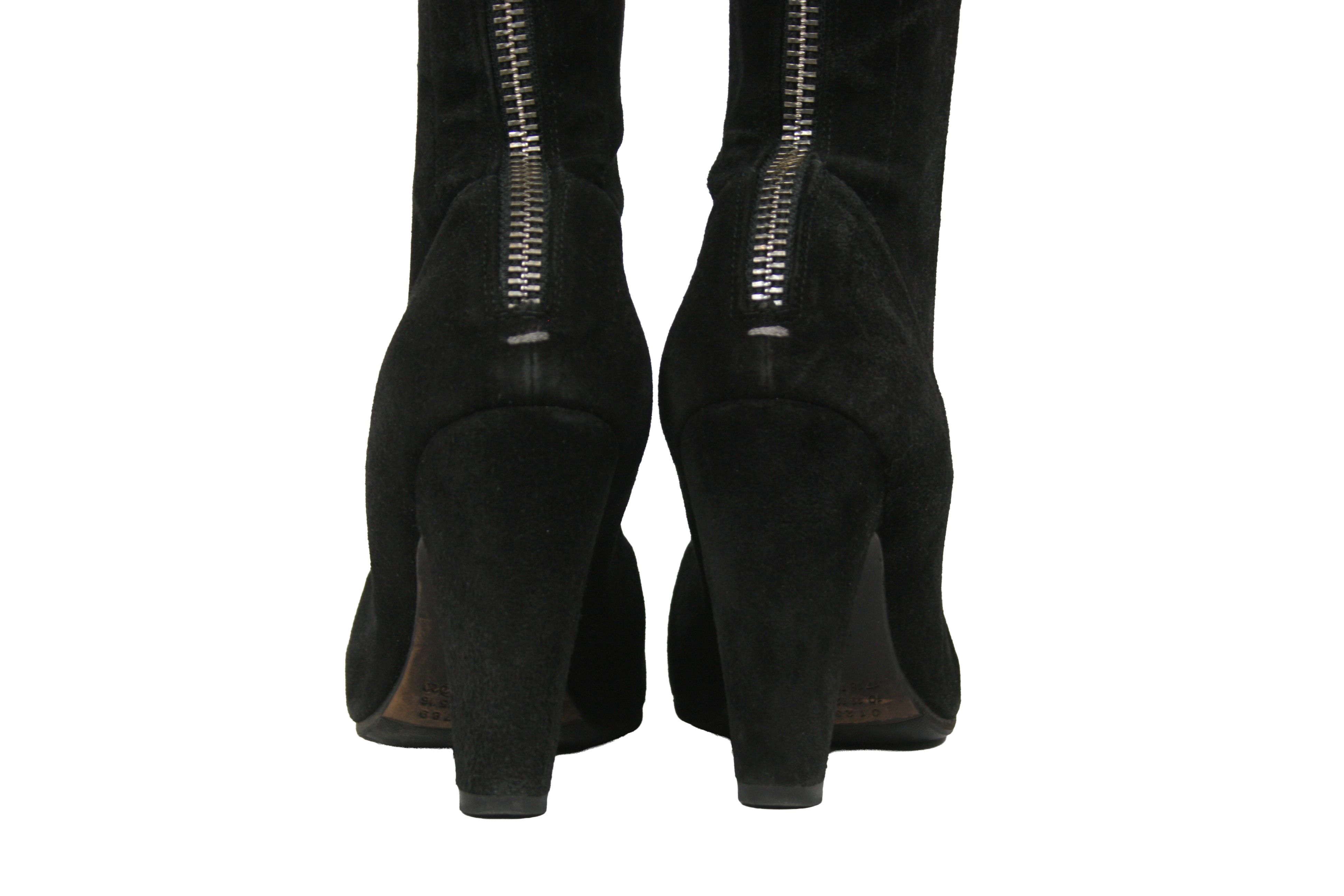 Maison Margiela S/S2002 Suede Knee High Anatomic Boots Archive Size US 7.5 / IT 37.5 - 11 Thumbnail