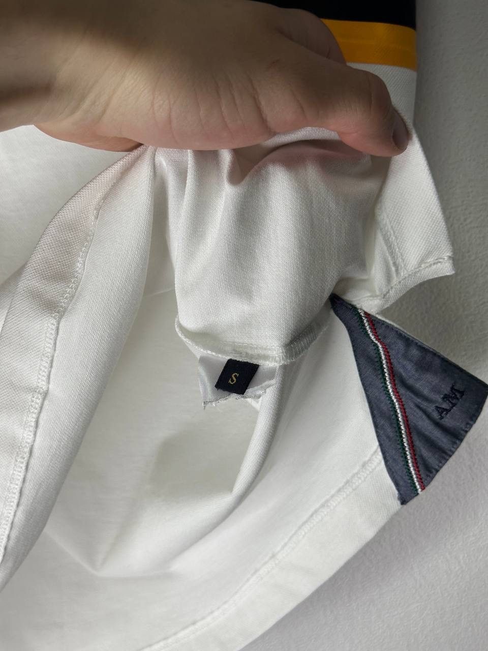 Aeronautica Militare Aeronautica Militare Polo Shirt White Navy Stripe MA-1 Pilot Size US S / EU 44-46 / 1 - 5 Thumbnail