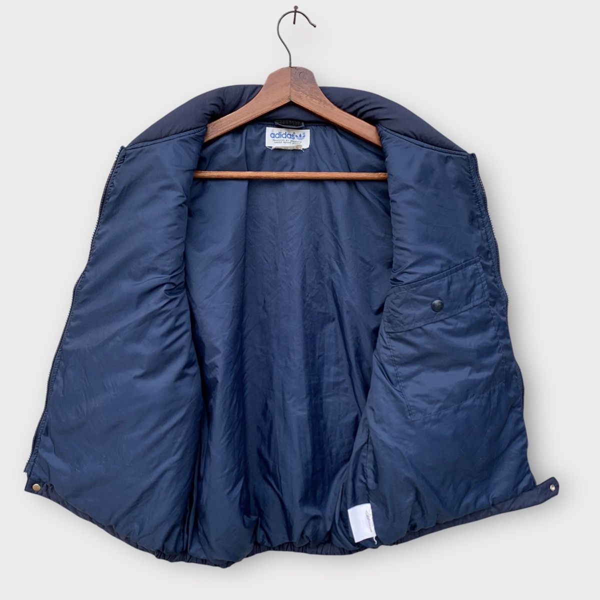 Adidas Vintage 1980s Adidas Nylon Puffer Vest Jacket Size US M / EU 48-50 / 2 - 3 Thumbnail