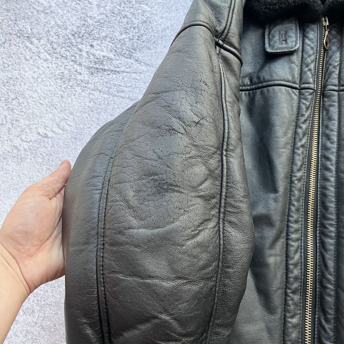 Vintage × Wilsons Leather Vintage Wilsons Leather Jacket Adventure Bound black coat Size US S / EU 44-46 / 1 - 8 Thumbnail