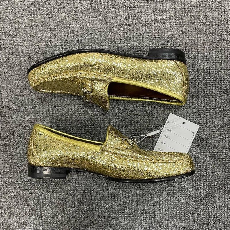 Gucci Gucci Stylish Slip-On Casual Loafers in Gold Size US 6.5 / EU 39-40 - 4 Thumbnail