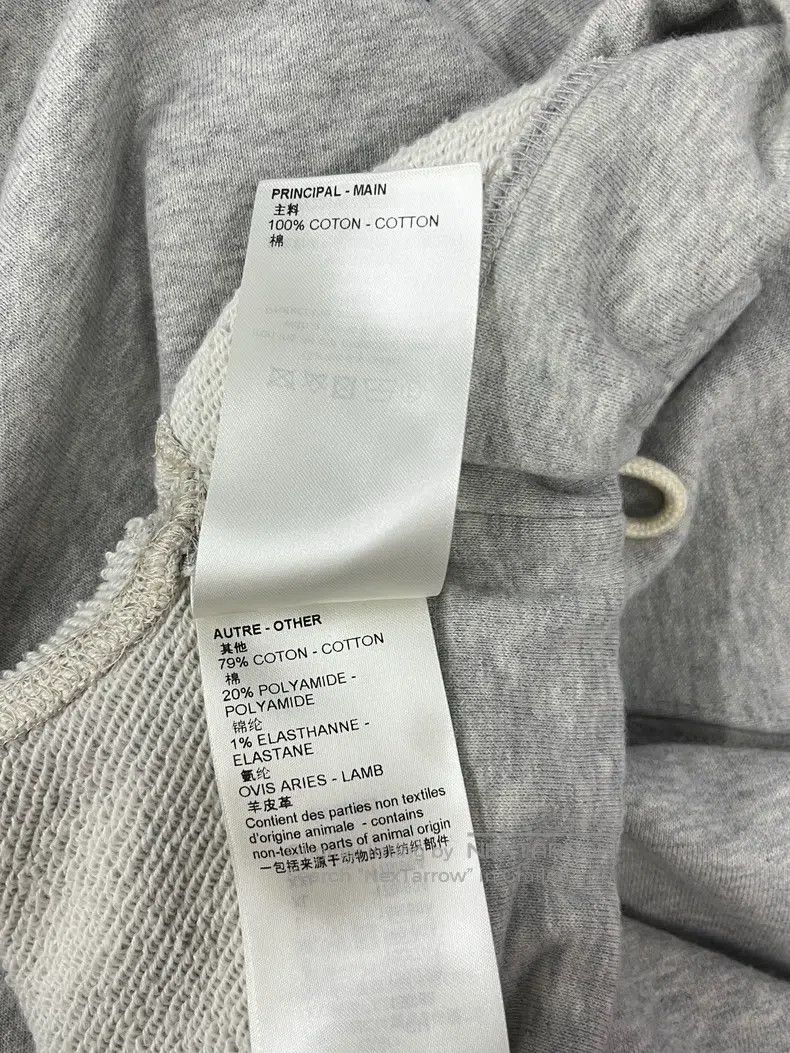 Louis Vuitton Louis Vuitton Grey hooded cropped sweatshirt Size XS / US 0-2 / IT 36-38 - 6 Thumbnail