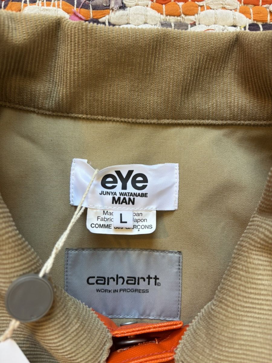 Carhartt Wip × Comme des Garcons × Junya Watanabe eYe Junya Watanabe MAN x Carhartt WIP - Orange chore coat Size US L / EU 52-54 / 3 - 4 Thumbnail