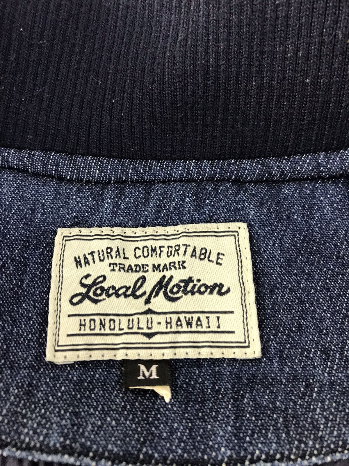 Japanese Brand × Vintage Vintage Local Motion Bomber Jacket Jeans Zipper Style Size US M / EU 48-50 / 2 - 9 Thumbnail