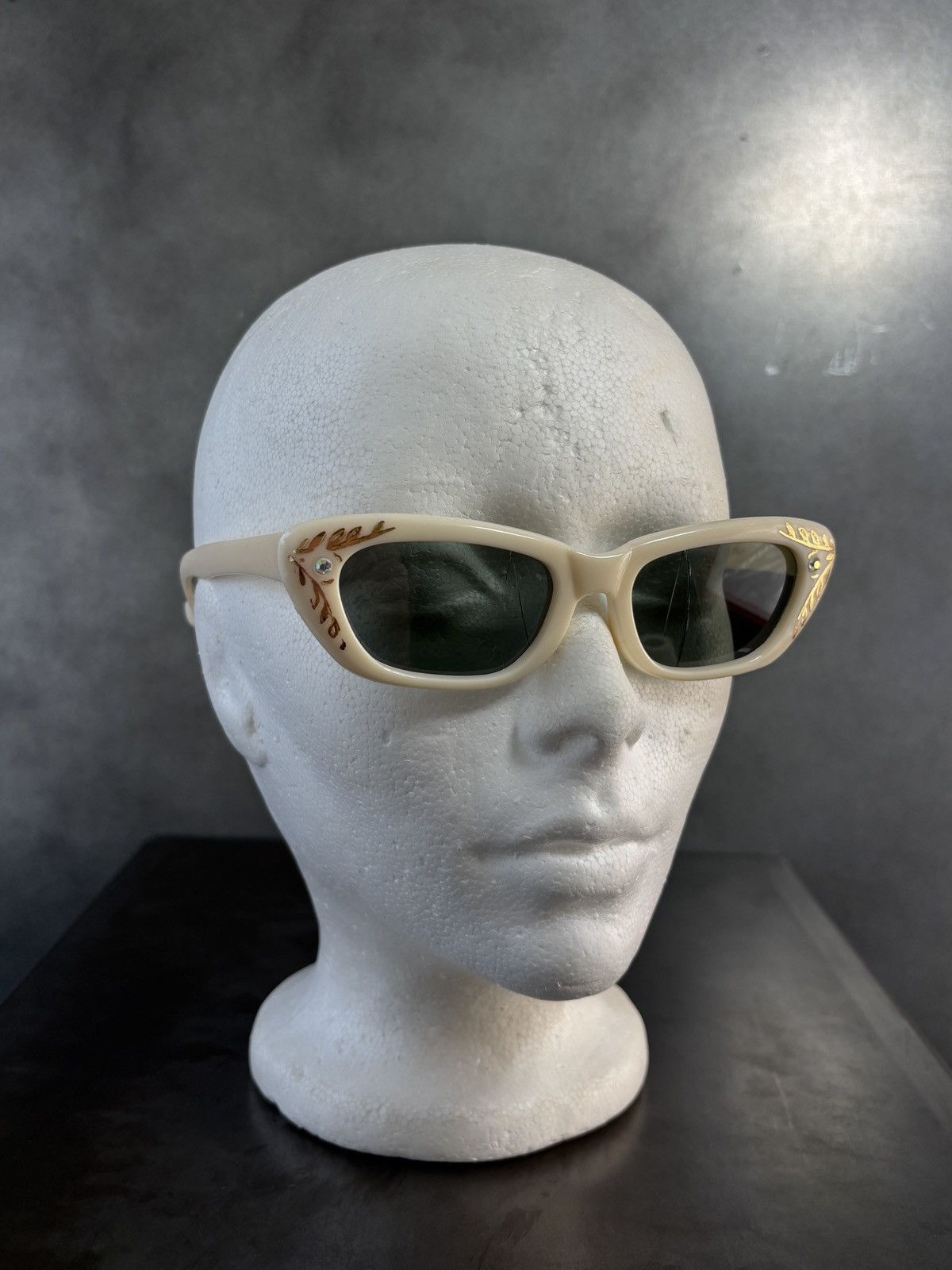 American Optical × Other × Vintage 1960s Samco Sunglasses True Vintage Rhinestone MCM Glass 50s Size ONE SIZE - 3 Thumbnail