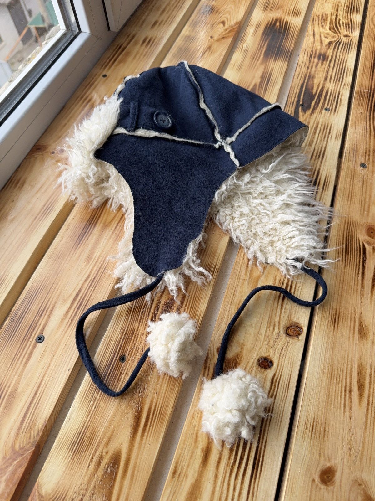 Le Grande Bleu (L.G.B.) Vintage Y2K Fuzzy Fur Ushanka Hat if six was nine LGB Style Size ONE SIZE - 6 Thumbnail