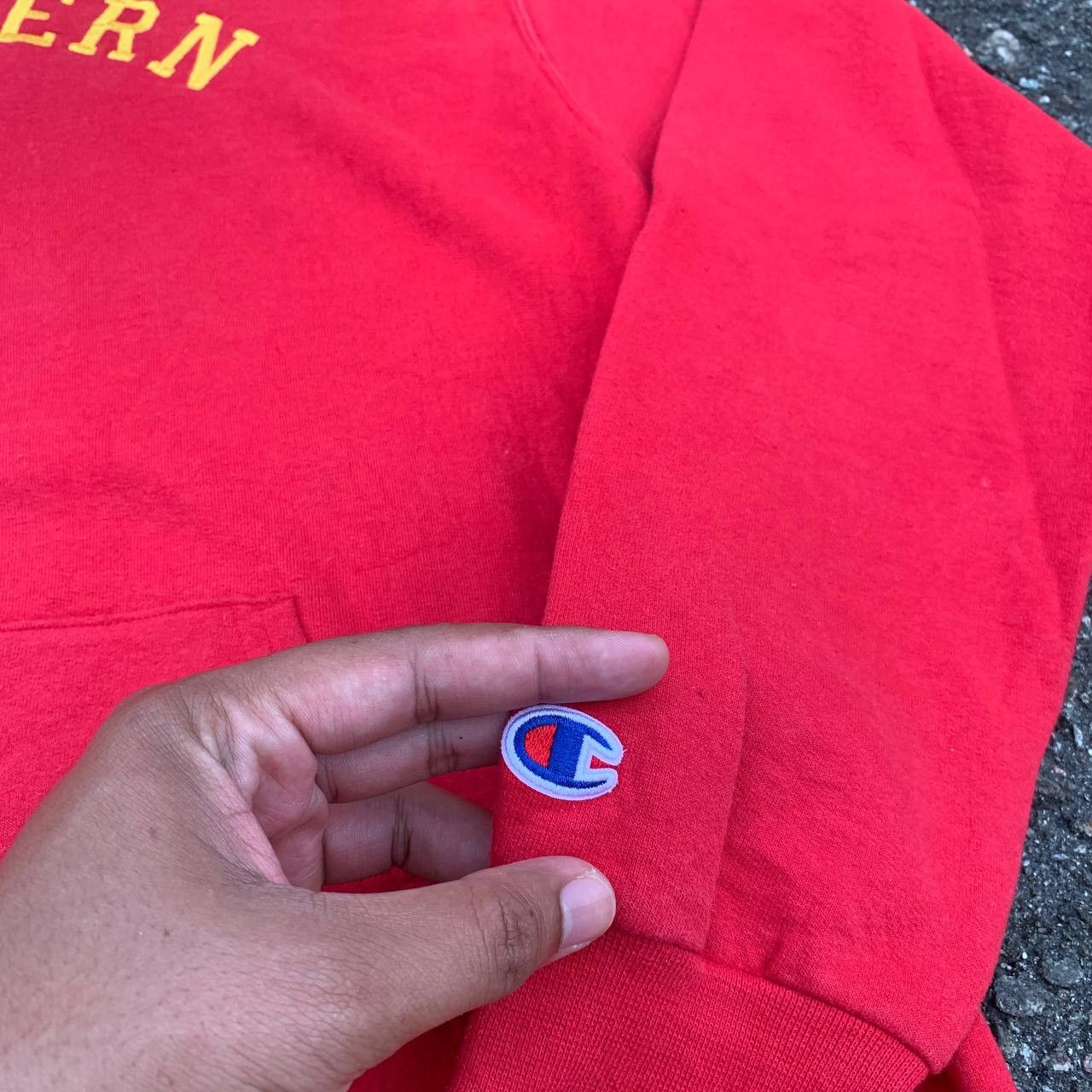 Champion Vintage Y2K CHAMPION NORTHERN Spellout Hoodie Size US L / EU 52-54 / 3 - 4 Thumbnail