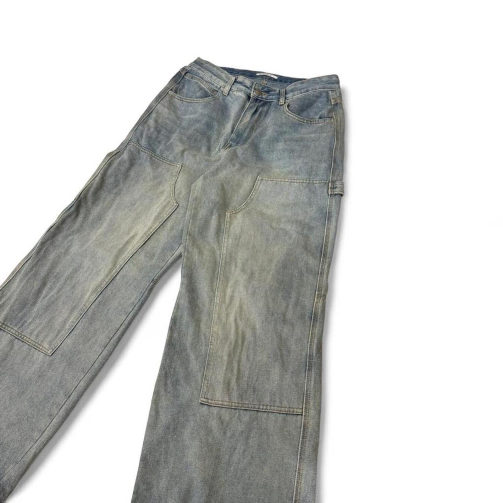 True Religion Space double knee baggy carpenter denim pants Size US 32 / EU 48 - 2 Thumbnail
