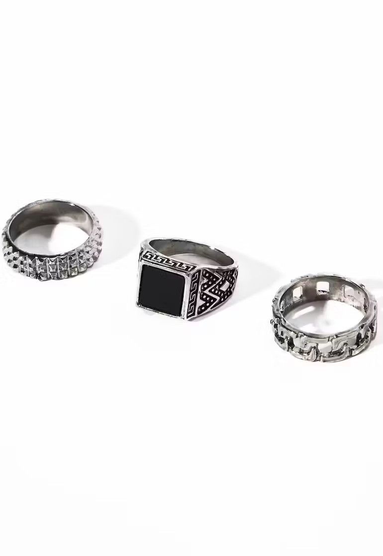 Jewelry × Vintage Self Making Ring Set in Silver Size ONE SIZE - 4 Thumbnail
