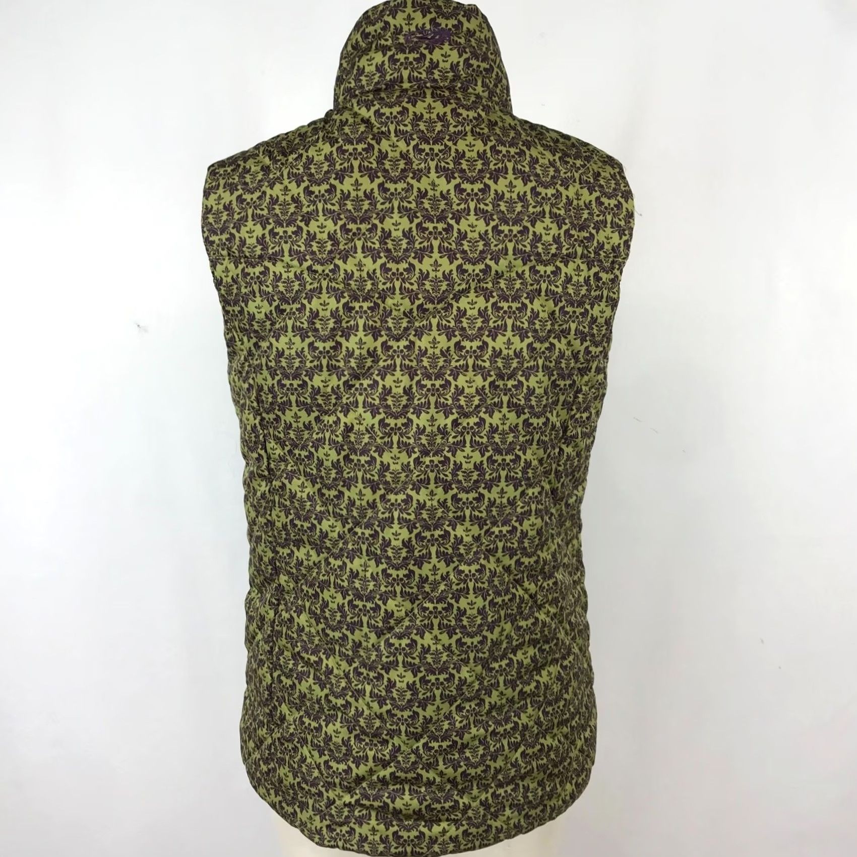 Roper ROPER WOMENS VEST Casual Quilted Reversible Button Up Green Floral MEDIUM M Size M / US 6-8 / IT 42-44 - 6 Thumbnail
