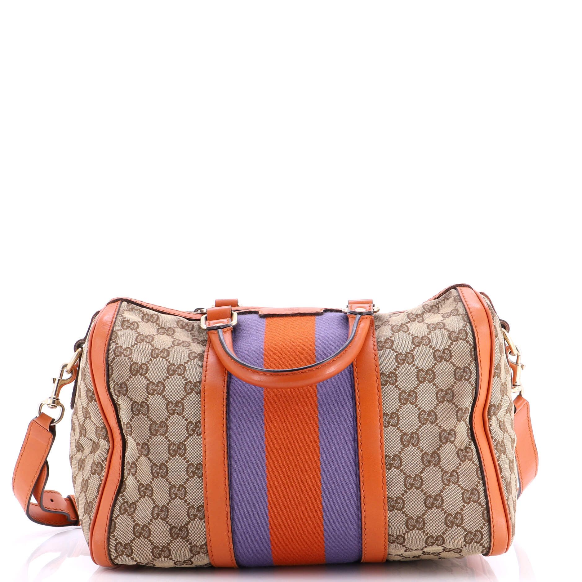 Gucci Vintage Web Boston Bag Size ONE SIZE - 1 Thumbnail