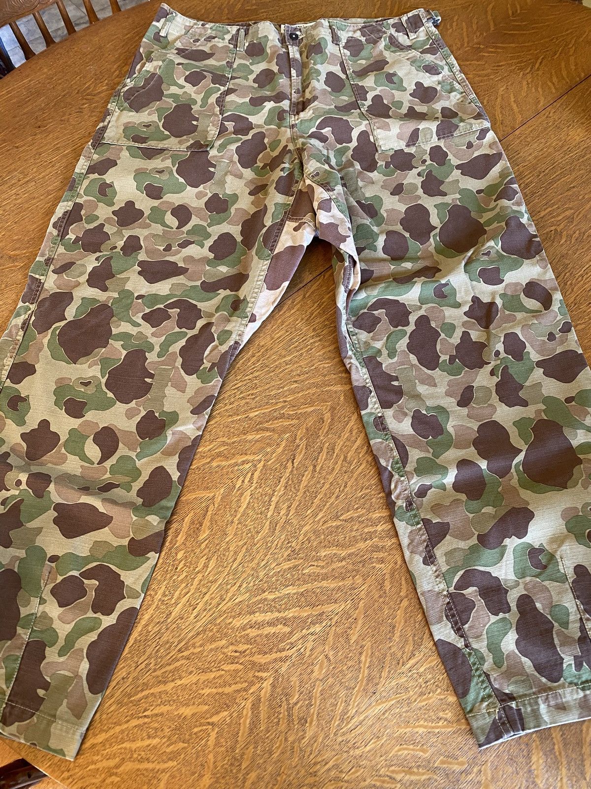 パンツ Vintage Flog Skin Camo Overall パンツ Vintage Flog Skin Camo Overall 40s WW2 Vintage M-1942