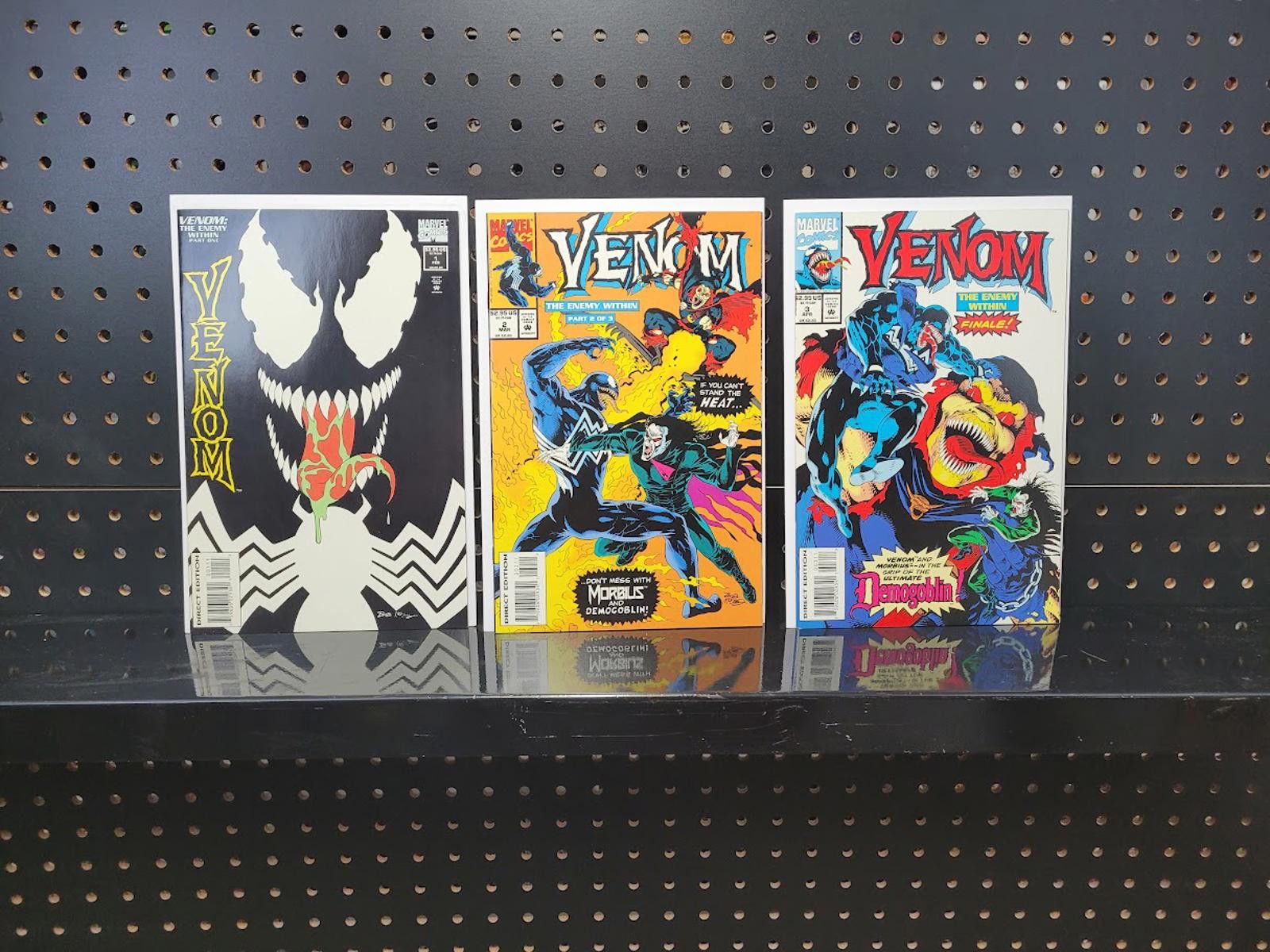 Marvel Comics 1994 Venom The Enemy Within Comic Book Set 1-3 GID #1 Size ONE SIZE - 1 Thumbnail