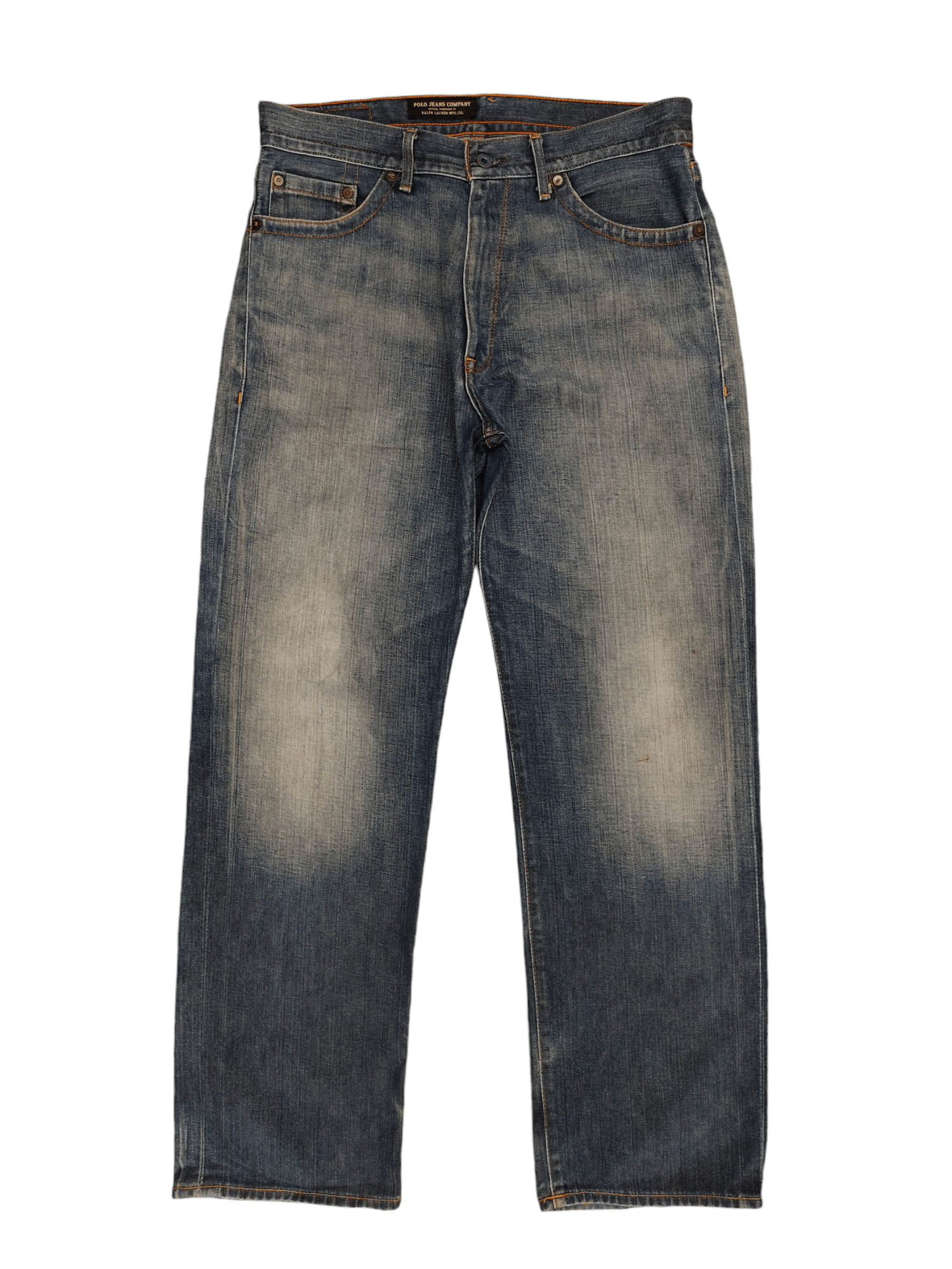 Polo Ralph Lauren Vintage Y2k Polo Ralph Lauren RL67 Five Pocket Denim Jeans Size US 33 - 1 Thumbnail