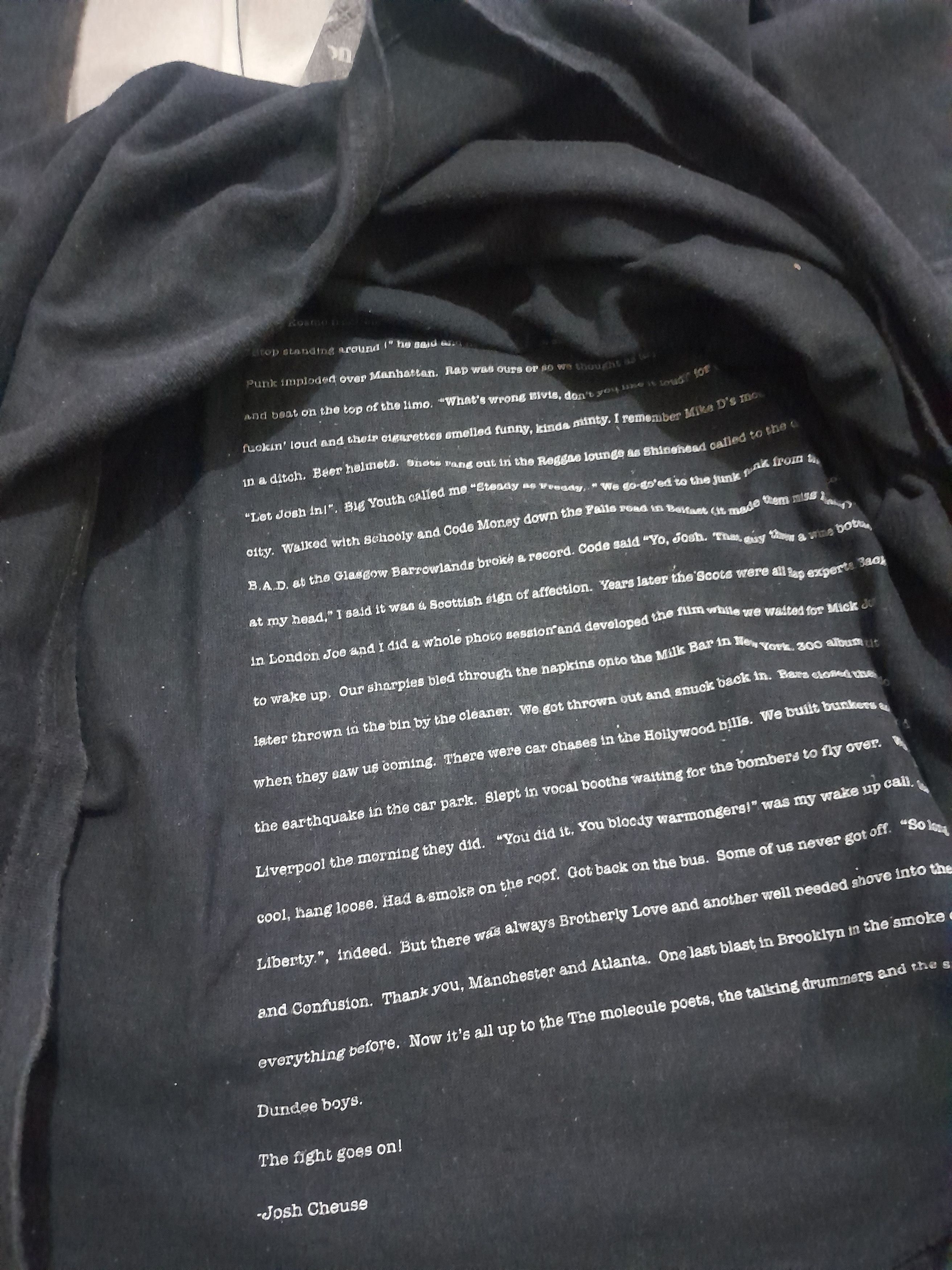 Band Tees × Stussy Stussy x josh cheuse tee Size US L / EU 52-54 / 3 - 6 Thumbnail