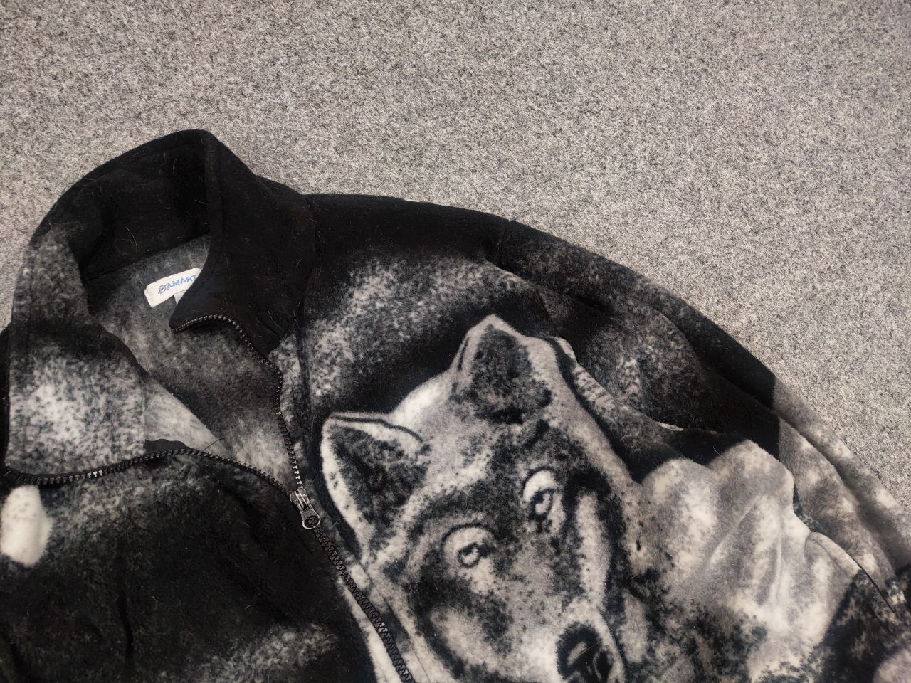 Hysteric Glamour Vintage Supreme Style Woolf Art Fleece Zip Light Jacket Y2K Size US M / EU 48-50 / 2 - 7 Thumbnail