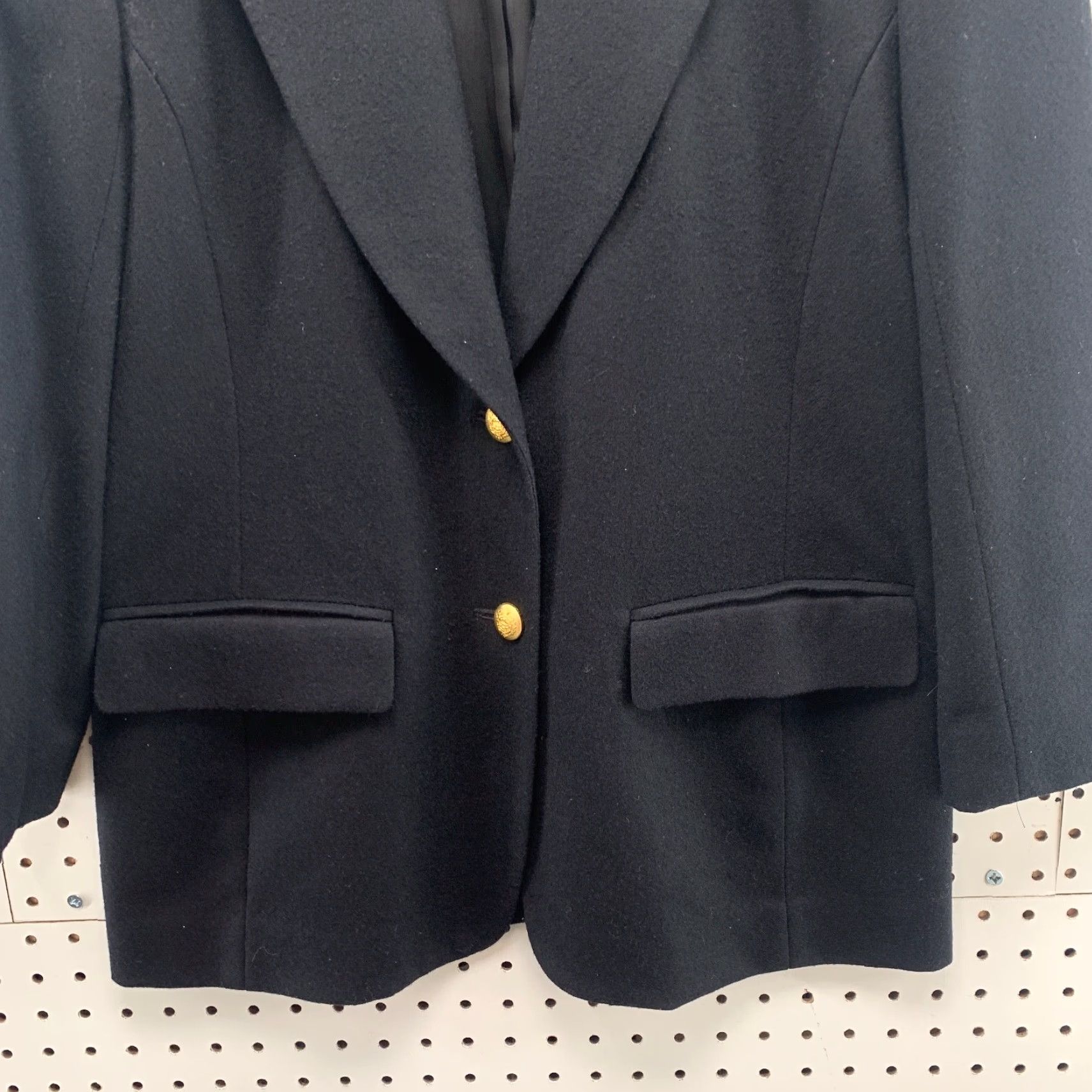 Pendleton VINTAGE Pendleton Classic Blazer Womens Size 10 Black 100% Wool Lined 20.5x30 Size L / US 10 / IT 46 - 3 Thumbnail